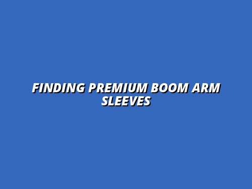 where to buy premium boom arm cable sleeves